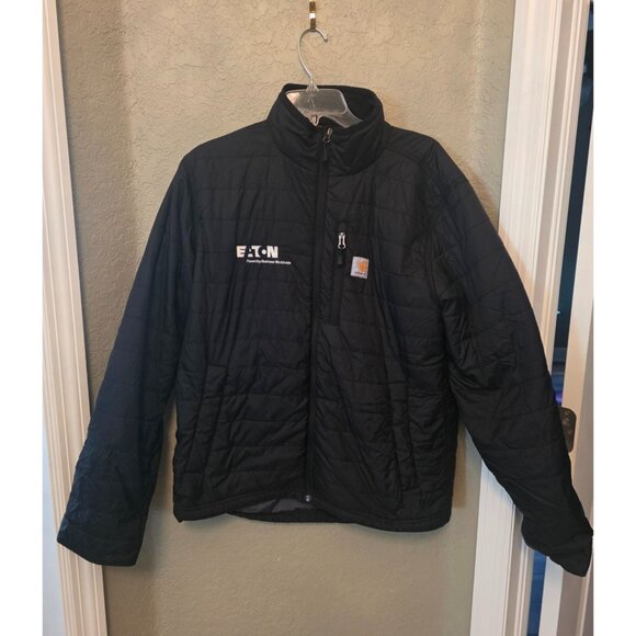 Carhartt Other - Carhartt Gilliam Rain Defender Men's Black Puffer M Company Logo Great Condition